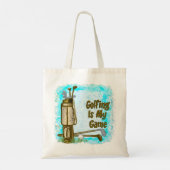 Golf is mijn Game golf Tote Bag (Achterkant)