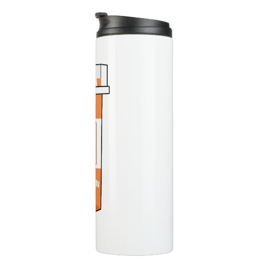 Golf is mijn medicijn thermosbeker (Geroteerd rechts)