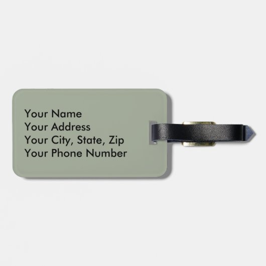 GOLF is mijn spel Bagagelabel (Achterkant horizontaal)