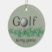 GOLF is mijn spel Keramisch Ornament (Links)