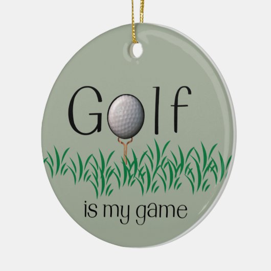 GOLF is mijn spel Keramisch Ornament (Links)