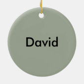 GOLF is mijn spel Keramisch Ornament (Achterkant)