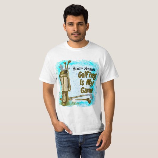 Golf is mijn Spel T-shirt (Voorkant volledig)