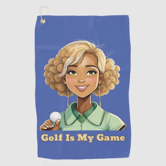 Golf is mijn spel Vrouwen Golf handdoek (Voorkant)