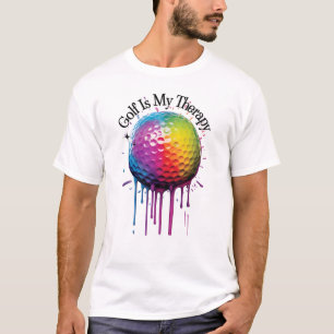 Golf is mijn therapie Grappig golf T-shirt