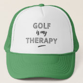 Golf is mijn therapie trucker pet (Voorkant)