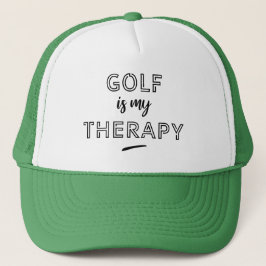 Golf is mijn therapie trucker pet