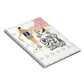 Golf is mijn therapie voor Lady golfer Notitieboek (Rechterzijde)