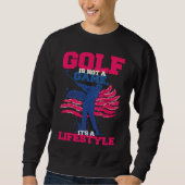 Golf is Not a Game It's a Lifestyle Trui (Voorkant)