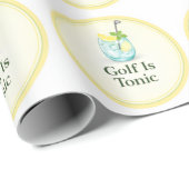 Golf Is Tonic | Golf Cadeaupapier (Rol Hoek)