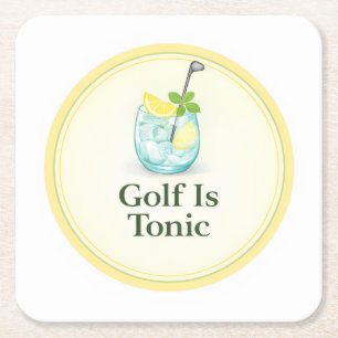 Golf Is Tonic Golf Drinkware Onderzetter