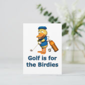 Golf is voor de geboortes briefkaart (Staand voorkant)