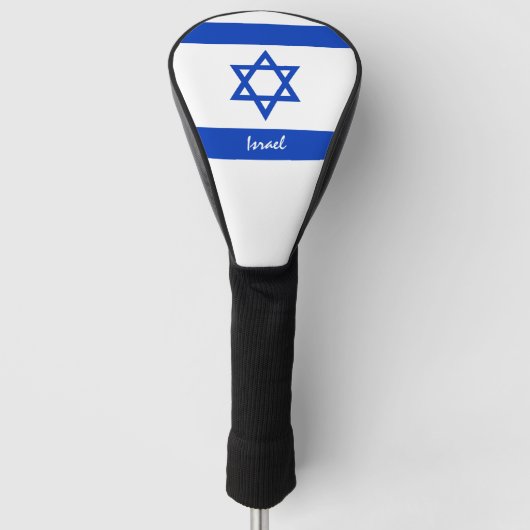 Golf Israel & Israel vlag/Golf Clubs Hoesjes Golfheadcover (Voorkant)