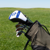 Golf Israel & Israel vlag/Golf Clubs Hoesjes Golfheadcover (Insitu)