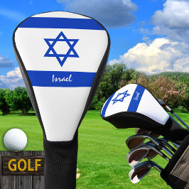 Golf Israel & Israel vlag/Golf Clubs Hoesjes Golfheadcover