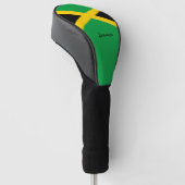 Golf Jamaica & Jamaicaanse Vlag / Golfclubs Hoesje Golfheadcover (Schuin)