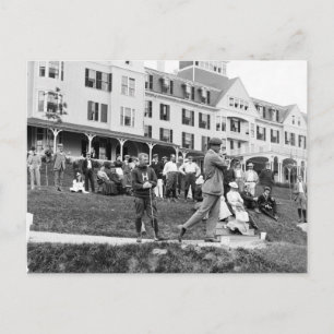  Golf, jaren 1890 Briefkaart