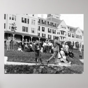  Golf, jaren 1890 Poster