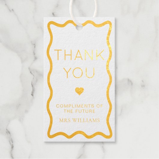 Golf Je Dank Trofee Cadeaulabels (Voorkant)