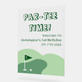 Golf Jongen 1e Verjaardag Acryl Bord (Hoek)
