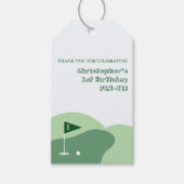 Golf Jongen 1e Verjaardag Cadeaulabel (Voorkant)