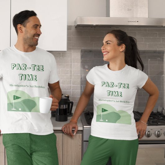 Golf Jongen 1e verjaardag Ouder T-shirt