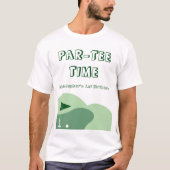 Golf Jongen 1e verjaardag Ouder T-shirt (Voorkant)