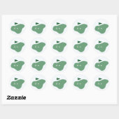 Golf Jongen 1e Verjaardag Ronde Sticker (Vel)