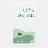 Golf Jongen 1e Verjaardag Servet (Voorkant)