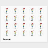 Golf Jongen Sticker (Vel)