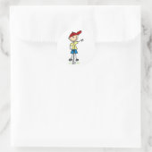 Golf Jongen Sticker (Tas)
