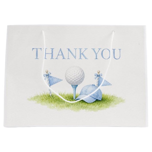 Golf jongetje Dank je Groot Cadeauzakje (Voorkant)