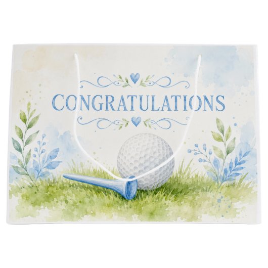 Golf jongetje groot cadeauzakje (Voorkant)