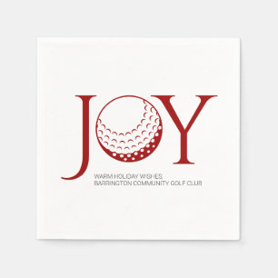 Golf Joy & Peace Kerstmis Servet