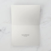 Golf Joy & Peace Rood Gevouwen Kerstmis Feestdagen Kaart (Binnen)