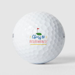 Golf juicht pensioen golfer toe golfballen