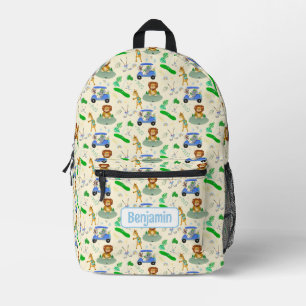 Golf Jungle Dieren Baby Patroon Custom  Bedrukte Rugzak
