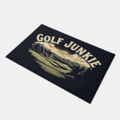 Golf Junkie Schattige Cool Deurmat (Schuin)