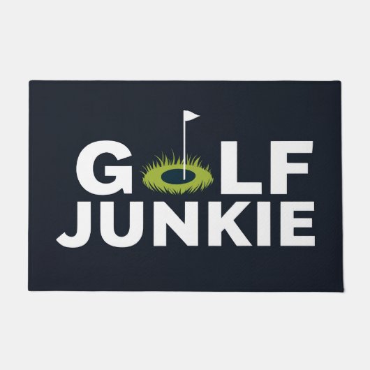 Golf Junkie Schattige Cool Deurmat (Voorkant)