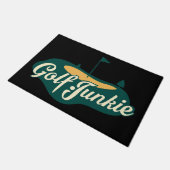 Golf Junkie Schattige Cool Deurmat (Schuin)