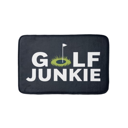 Golf Junkie Schattigee Cool Badkamer Badmat (Voorkant)