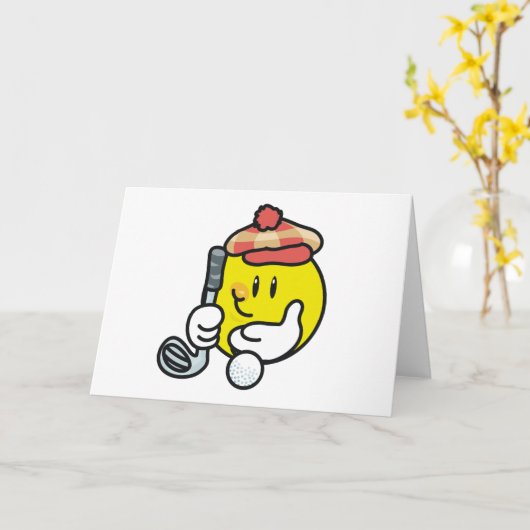 Golf Kaart (Gele Bloem)