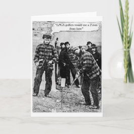  Golf-Kaart Feestdagen Kaart