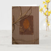 Golf karton/Blad Kaart (Gele Bloem)