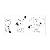 golf kat kunst stempel (Afrduk)