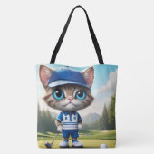 Golf Kat Tote Bag (Achterkant)