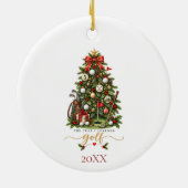 Golf Keramisch Ornament (Achterkant)