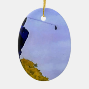 Golf Keramisch Ornament
