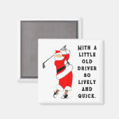 Golf Kerst Collectie Magneet (Voorkant / Achterkant)