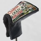 Golf Kerst Grappige tekst voor gekke golfer  Golfheadcover (3/4 voorkant)
